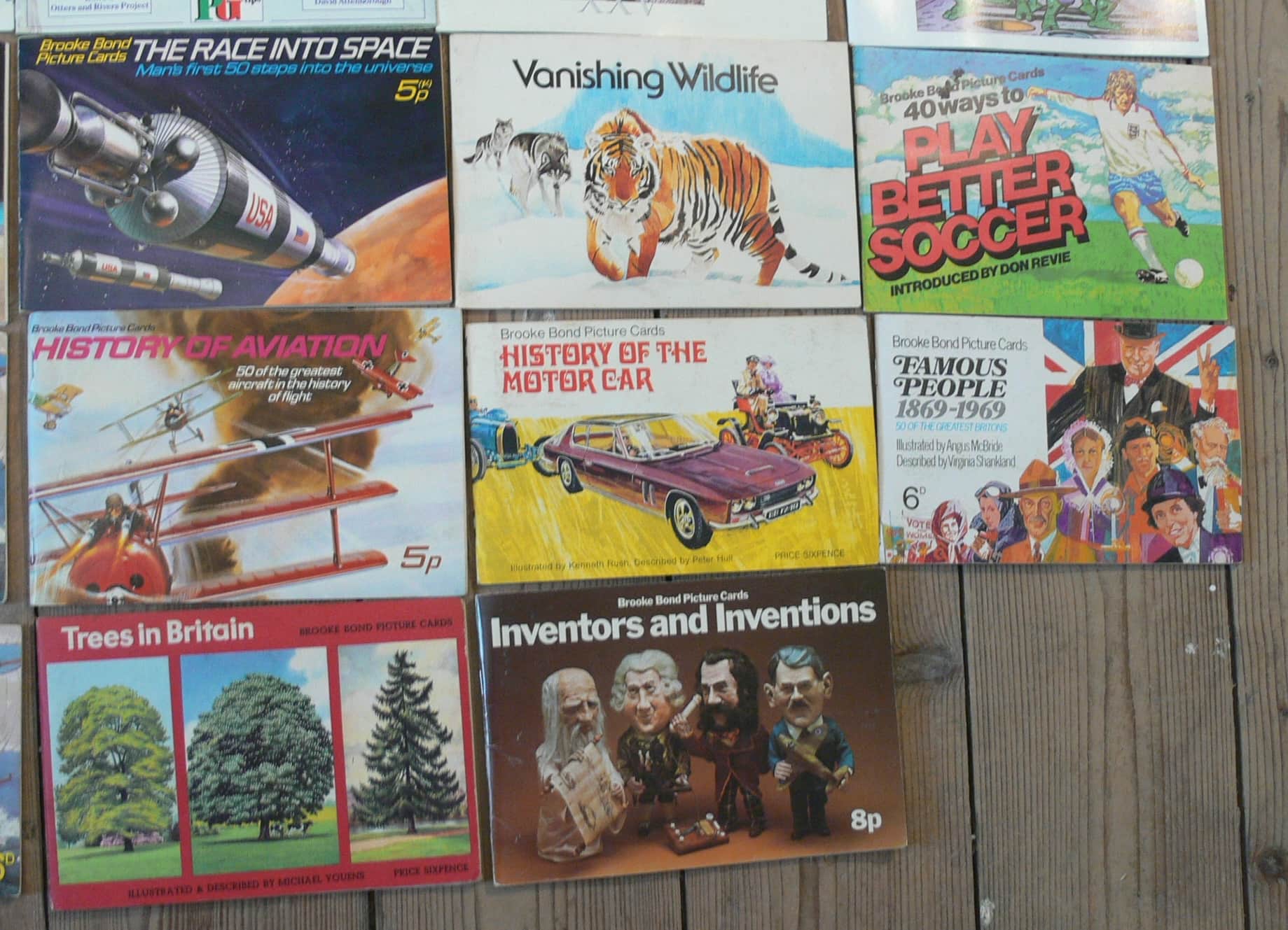 A Collection Of 28 Vintage PG Tips Card Books